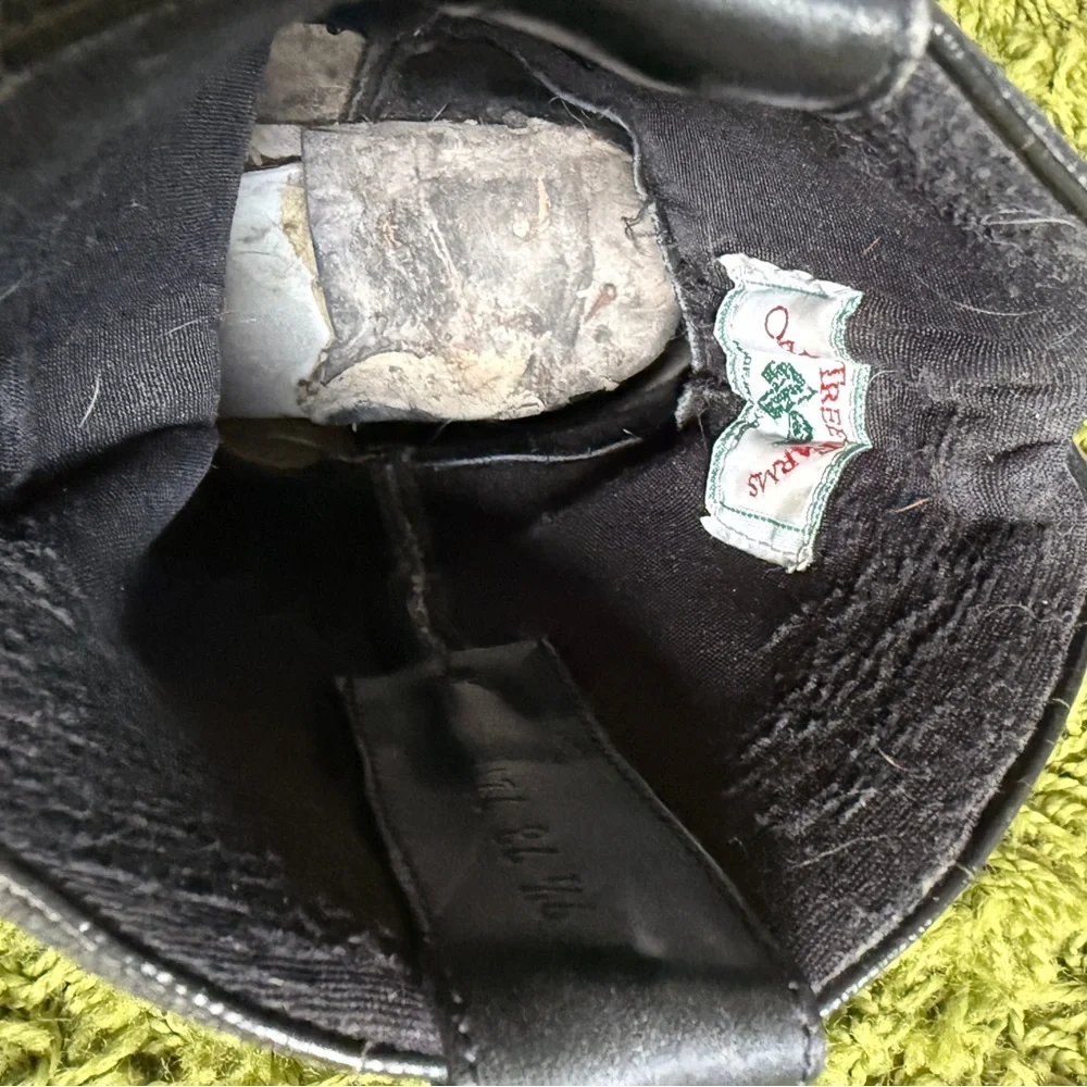 Very Well Worn Boots | Black Leather Western Cowboy Boots | Size 9.5 - Picture 6 of 7